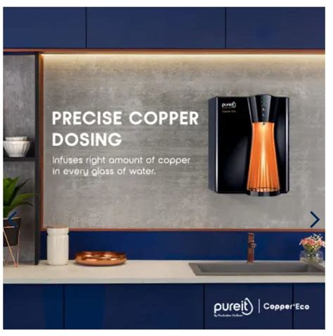 Pureit Copper Eco Mineral Ro Uv Mf Water Purifier At Rs In Delhi