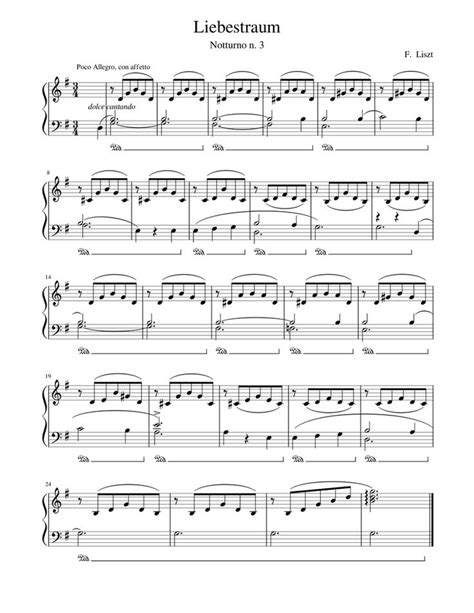 Download and print in PDF or MIDI free sheet music for Liebesträume S