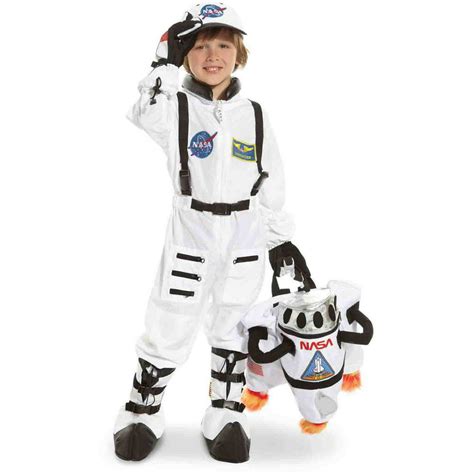 Nasa Jr Astronaut Suit Child Halloween Costume White