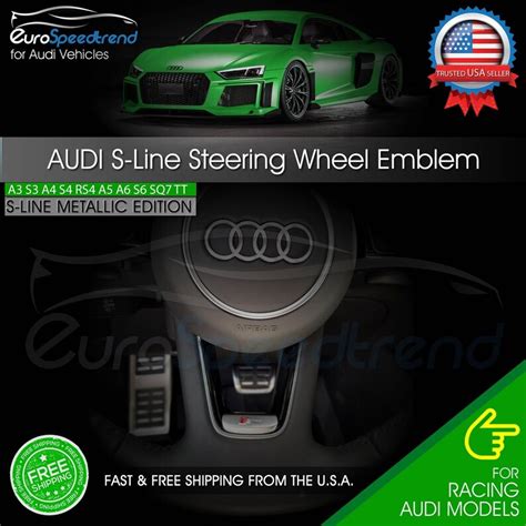 Audi S Line Steering Wheel Emblem Sport Badge A A A Q Q Etsy