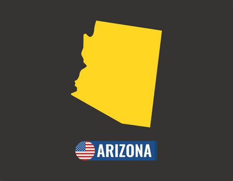 Arizona Map Free Stock Vectors