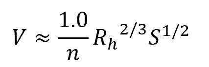 Manning Equation: Velocity Calculation for Open Channel Flows ...