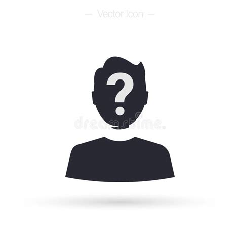 Anonymity Icon User Silhouette With Question Mark Unknown Person