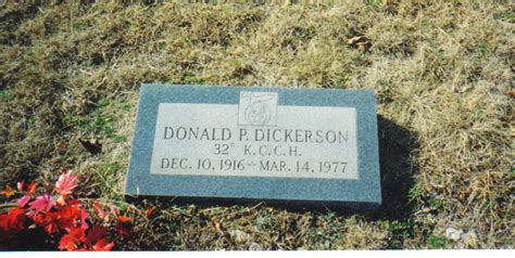 Donald Paul Dickerson 1916 1977 Find A Grave Memorial