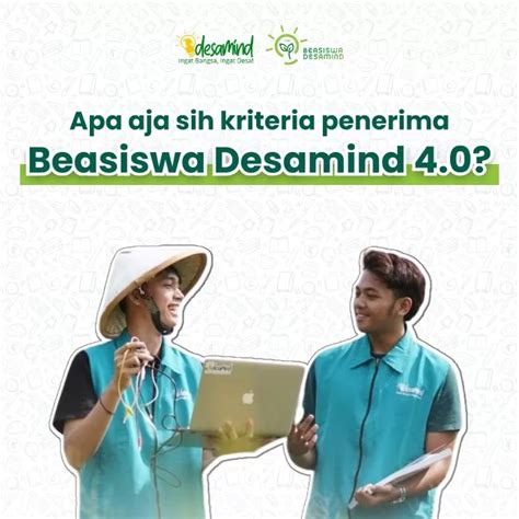 Dibuka Beasiswa Desamind 4 0 Tahun 2024 Batas Pendaftaran 20 April