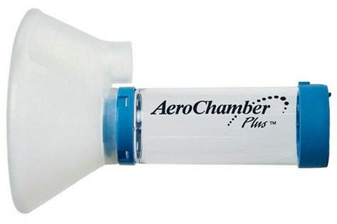 AeroChamber Plus Adult Size Spacer Device With Mask Blue UK Made for sale online | eBay