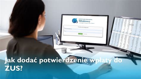 Jak Doda Potwierdzenie Wp Aty Do Zus Youtube