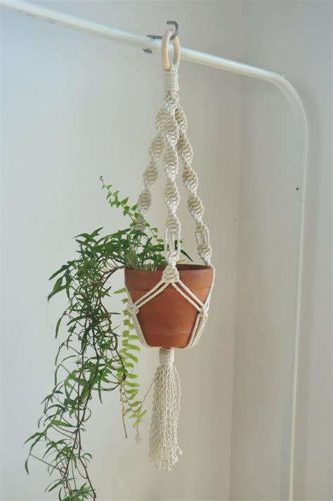 Macrame Pot Holder, Plant Hangers, Cotton Rope Macrame, Boho Wedding ...