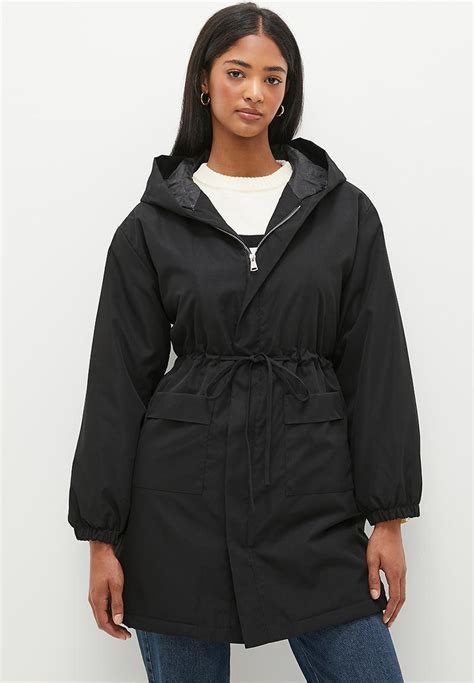 Hooded Parka Black Dailyfriday Coats Superbalist