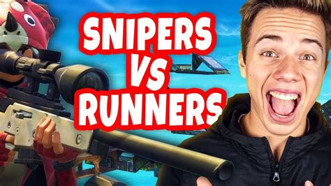 Snipers Vs Runners In Fortnite Youtube