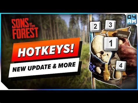 How To Hotkey Items And Weapons In Sons Of The Forest Post Hotfix