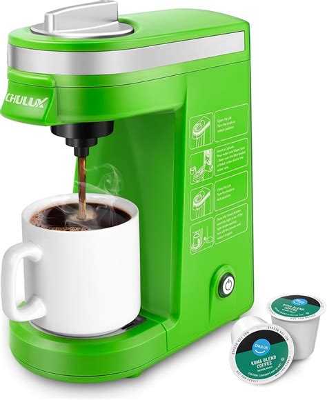 Single Serve Coffee Maker For K Capsule And Ground Coffee Single Cup Coffee Machine Black