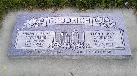 Sarah Gladys Stevenson Goodrich 1916 2002 Find A Grave Memorial