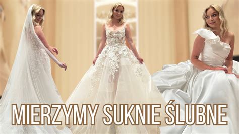 MIERZYMY SUKNIE ŚLUBNE czy znalazłam tą jedyną YouTube