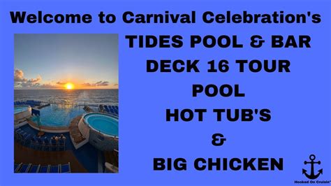 Carnival Celebration Tides Pool Bar Hot Tubs Big Chicken Deck