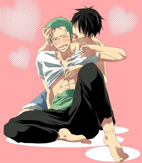 Zoro X Luffy Luffy One Piece Fanart Anime Porn Sex Picture