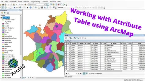 Working With Attribute Table Using ArcMap In ArcGIS YouTube