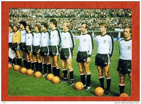 Austria Team Group At The 1978 World Cup Finals Retro Football