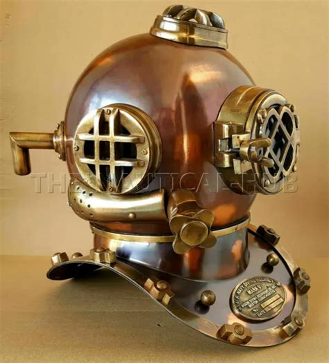 CASQUE DE PLONGÉE de style antique de 18 po US Navy Mark V Scuba Divers