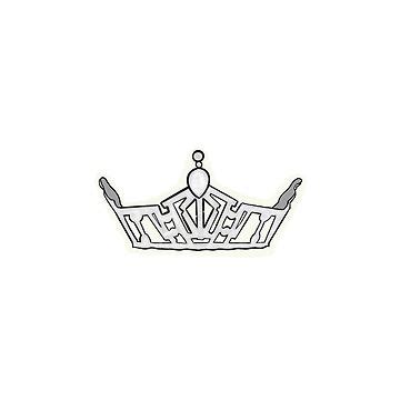 Local Miss America Crown Sticker Sticker For Sale By AbbyMMiller99