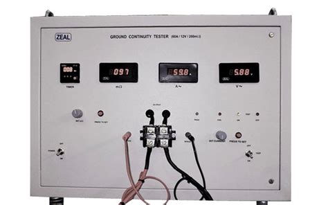 Ground Continuity Testers Earth Continuity Testers Manufacturer India