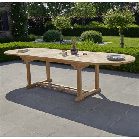 Table De Jardin Extensible Ovale Midland Places En Teck Table