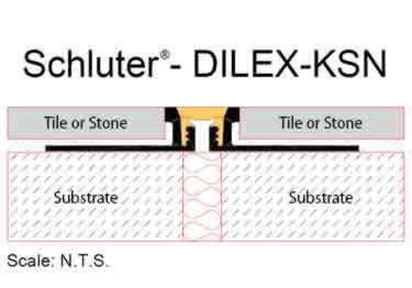 Schluter Dilex Ksn Surface Joint Profile