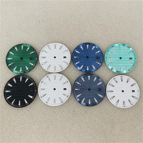 Replacement Mm Green Luminous Watch Dial For Nh R S Movement