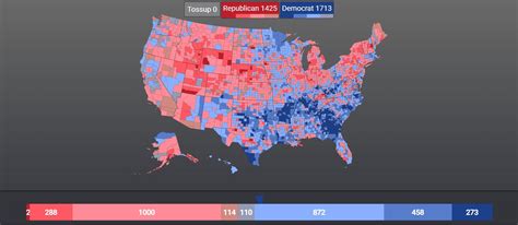 County Map of the 1976 Presidential Election. Margins: Tilt: Less than ...