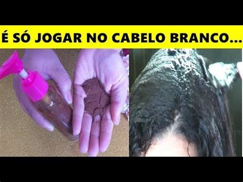 Isto Escurece O Cabelo Branco Sem Tinta Do Branco Ao Preto Sem Quimica