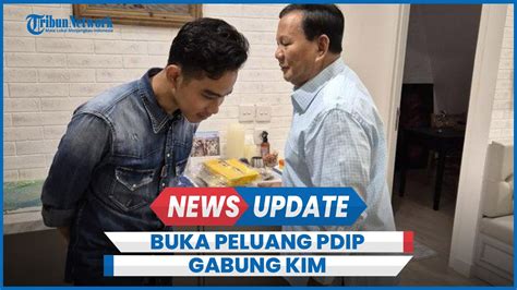 Gibran Buka Peluang Pdip Masuk Koalisi Prabowo Youtube