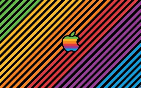 Les Fonds Décran Apple la Pureté de la Couleur Orange Ligne Art