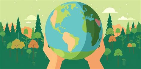 Premium Photo An Illustration Of Human Hands Holding The Planet Earth