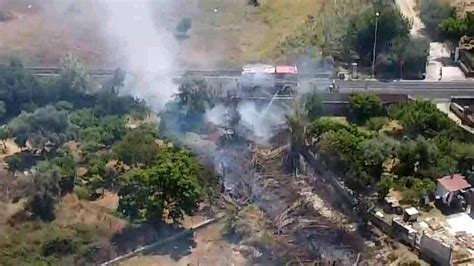 Incendio A Carini Droni In Volo Per Provare A Scovare Eventuali Piromani