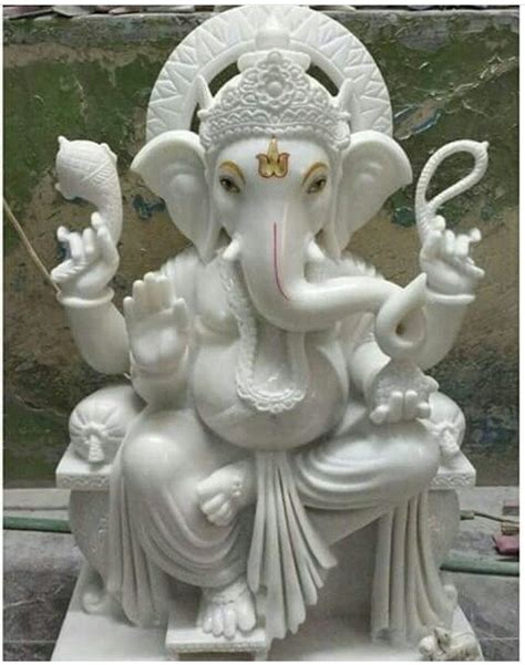 Marble God Ganesha Statue Temple At Rs In Ambaji Id