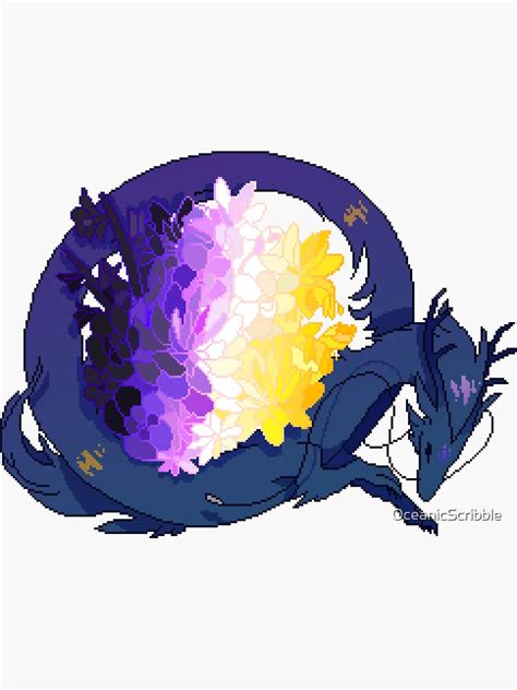 Nonbinary Flag Lgbt Pride Dragon Sticker For Sale By Oceanicscribble