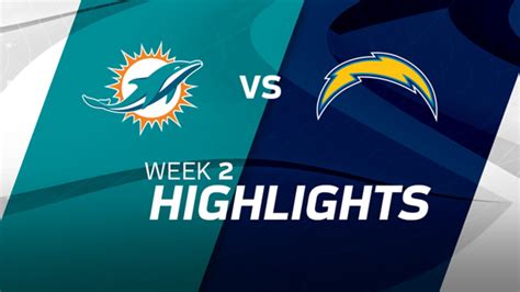 Game Highlights Chargers Vs Dolphins