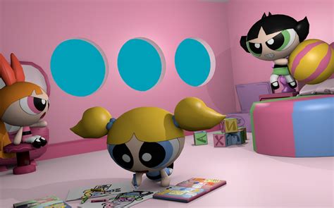 Powerpuff Girls 3d Scene By Tifu On Deviantart