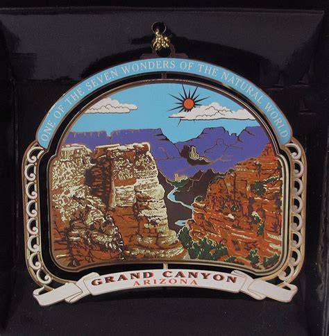 Grand Canyon Color Brass Ornament Arizona Souvenir Etsy