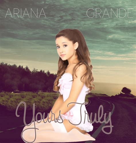 Ariana Grande Yours Truly Album Cover Wallpaper