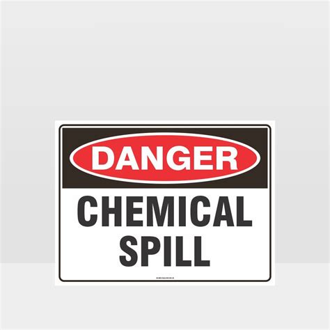 Danger Chemical Spill Sign - Danger Signs - HAZARD SIGNS NZ