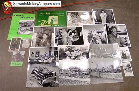 Stewarts Military Antiques Us Wwii Wac Paper Lot