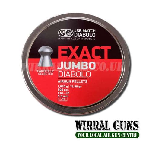 JSB Exact Jumbo Diabolo 22 Pellets Wirral Outdoors