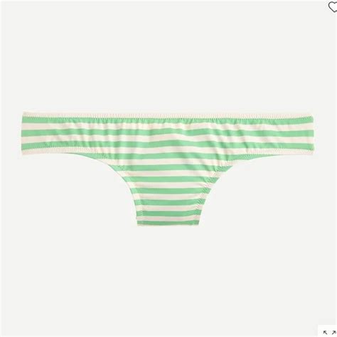 J Crew Swim J Crew Surf Hipster Bikini Bottom In Stripes Nwt Size