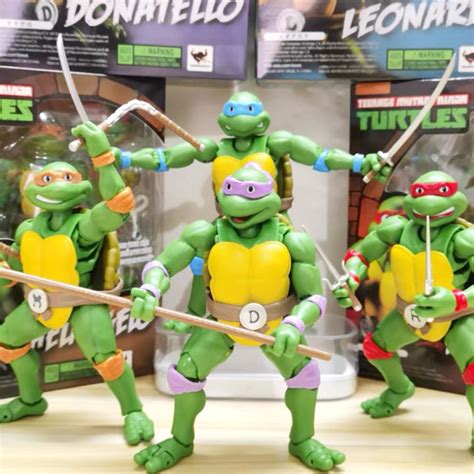 Shf Teenage Mutant Ninja Turtles Action Figure Leonardo Raphael