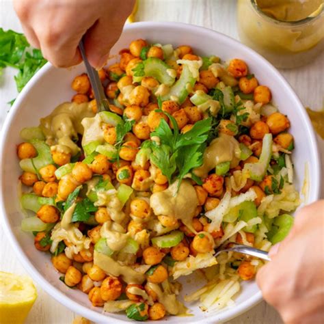 Vegan Chickpea Salad Tone Strengthen