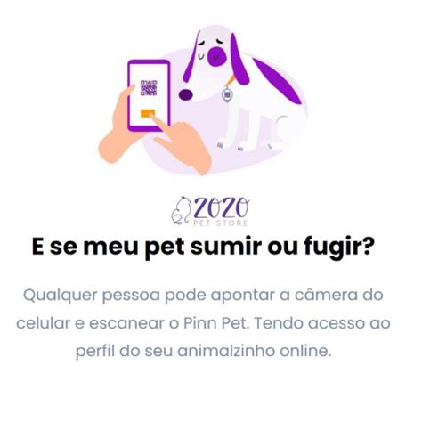 Plaquinha De Identifica O Qr Code Pinn Pet Inteligente Em Promo O Na