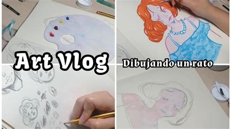 Dibujando una temática personal Art vlog YouTube