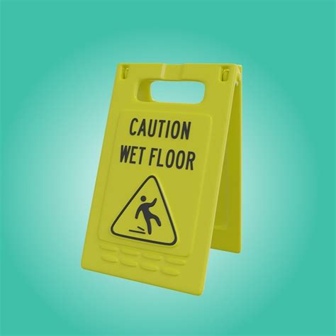 Wet Floor Sign Psd High Quality Free Psd Templates For Download