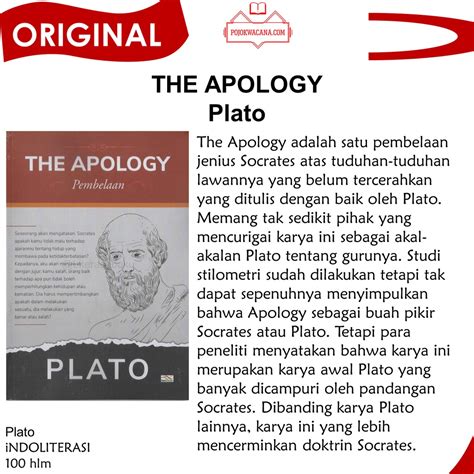 Jual Buku Original Republik Plato Matinya Socrates Simposium